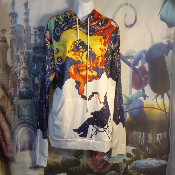 Smoking your troubles away hoodie - Picture 2 of 11